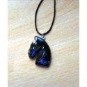 Hematite Horse Head Pendant