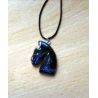 Pendentif Tête de Cheval Hématite