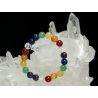 Chakras Bracelet 6 mm. Ball