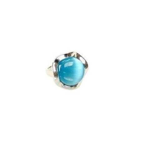 Blue Zirconia Ring Mod. Flower