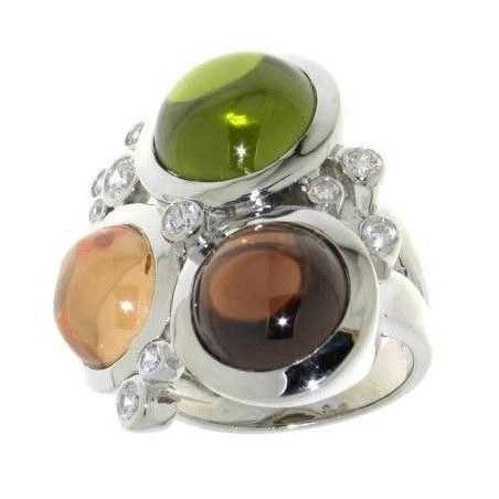 Bague Argent et Zircon Mod. Naiara