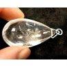 Quartz Crystal Tear Pendant