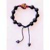 Tiger's Eye Buda Shamballa Bracelet