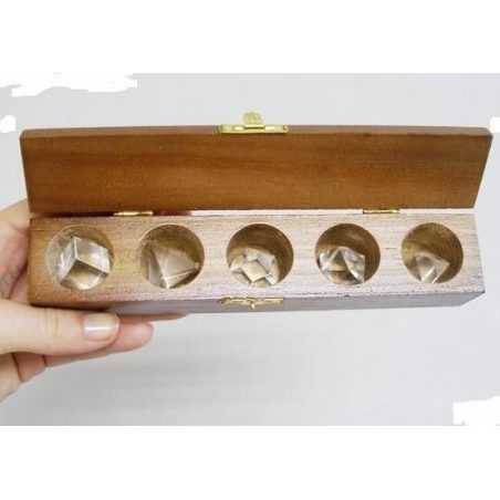 Chakras 5 Solides de Platon Quartz