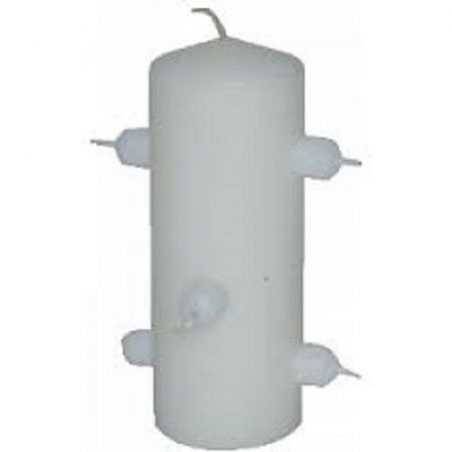 Velón Siete Mechas Colores