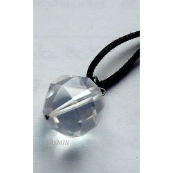 Colgante Bola Cuarzo Facetada