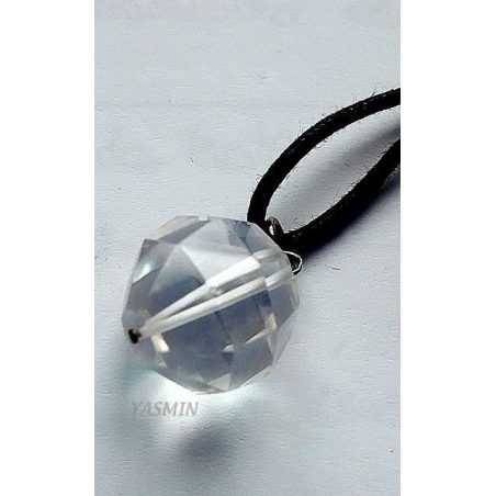 Colgante Bola Cuarzo Facetada