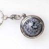 CAPRICORN Zodiac Keychain Snowflake Obsidian Ball