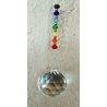 Feng Shui Crystal Ball whit Chakras