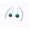 Malachite Long Earrings
