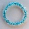Cracked Blue Quartz Bracelet 8 mm. Ball