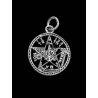 Colgante Tetragramatón Plata de Ley 1,5 cms. Calado