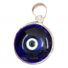 Colgante Ojo Turco 15 mm. Engarce Plata