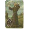 St. Francis of Assisi Print with Medal