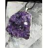 Rough Amethyst Druse Pendant
