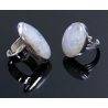Bague Pierre de Lune Argent Adaptable