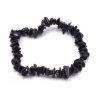 Pulsera Chip Turmalina Negra