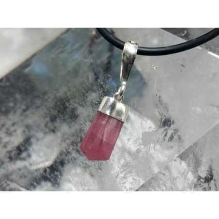 Colgante Punta Turmalina Rosa
