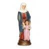 Sainte Anne avec Vierge Marie Fille. Marbre Synthétique 11 Cms.
