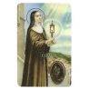 Saint Clare of Assisi Print with Medal