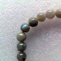 Bracelet Boule 8 mm. Labradorite