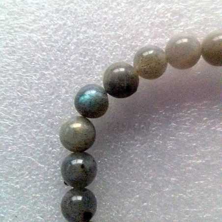 Bracelet Boule 8 mm. Labradorite