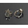 Bague Quartz avec Tourmaline Argent Adaptable