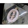 Pendentif Quartz Rose Ovale Argent