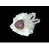 Watermelon Tourmaline Pendant Sterling Silver