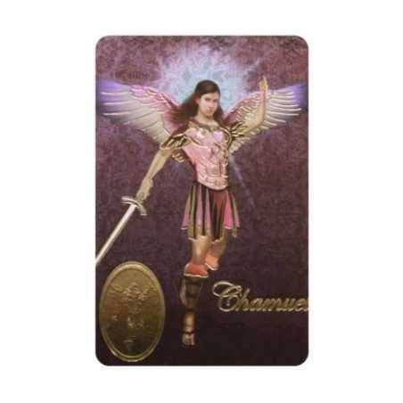 Archangel St. Uriel  Print with Medal