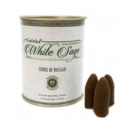 Cônes Incense Reflux Goloka Sauge Blanche