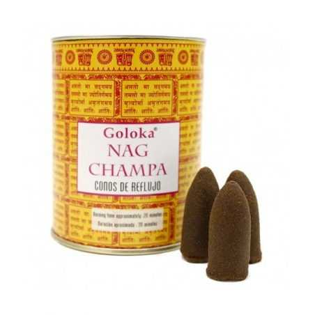 Conos Incienso Reflujo Goloka Nag Champa