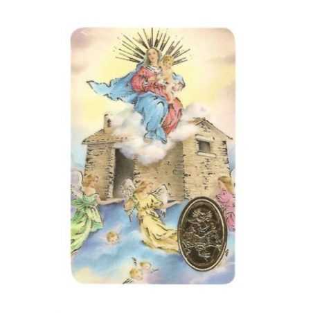 Our Lady of Loreto.  Print with Medal