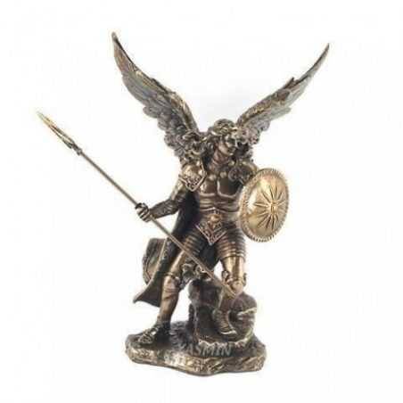 Archangel St. Raphael  11 Cms. - Finished Bronze