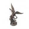 Arcángel Miguel Resina Acabado Bronce 11 Cms.