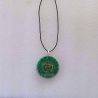 Pendentif Orgonite avec Malachite Circulaire