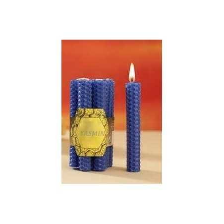 Handmade Virgin Wax Colored Candle 11,5 x 1,7 cms.