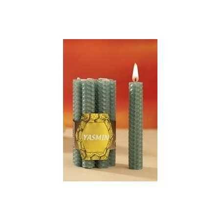 Handmade Virgin Wax Colored Candle 11,5 x 1,7 cms.