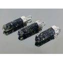 Black Tourmaline Orgonite Tip Pendant