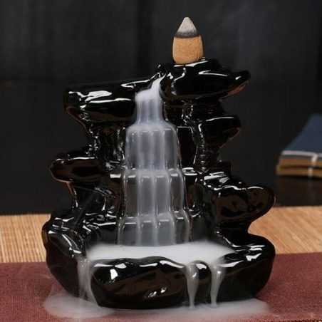 Black Cascade Censer Smoke Fountain