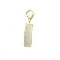 Square Selenite Pendant