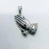 Praying Hands Pendant - Stainless Steel