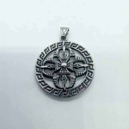 Pendentif  Vajra - Acier Inoxydable