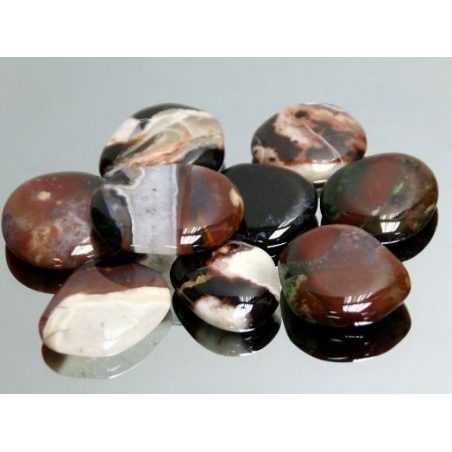 Sardonyx Jasper Flat Polished Stone