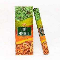 Encens Rue et Bois de Santal SAC - 20 Bâtons