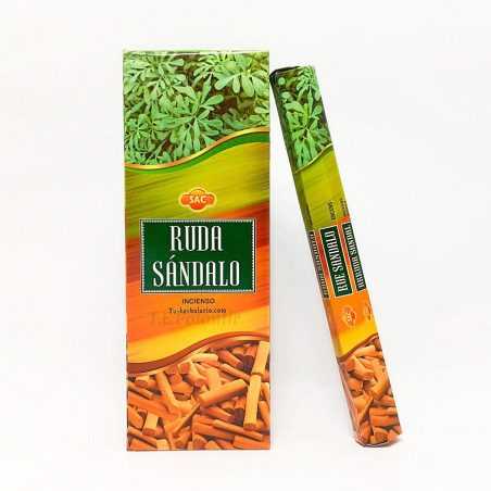 Encens Rue et Bois de Santal SAC - 20 Bâtons