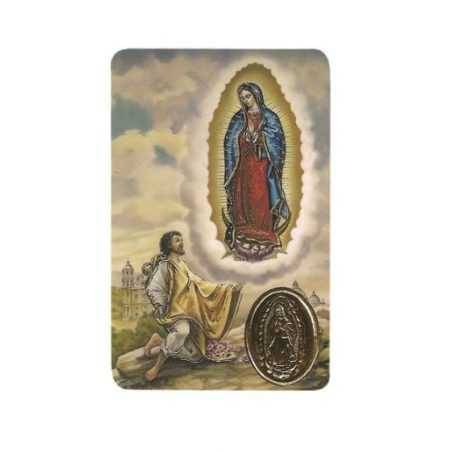 Our Lady Of Guadalupe Print with Medal