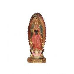 Vierge de Guadalupe. Marbre Synthétique 11 Cms.