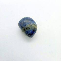 rodado de dumortierita, piedra que  nos aporta confianza y nos ayuda a aumentar la paciencia.