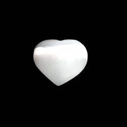 Coeur de Sélénite Blanche